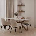 Mesa Eloise 140 cm Fija Creta/Nogal de Somcasa Vlc