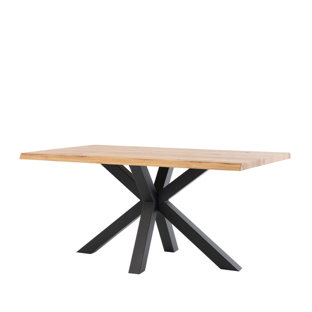 Mesa de Comedor Grace Roble y Metal | detalle de materiales | Somcasa Vlc | 00MS207507 | imagen 7