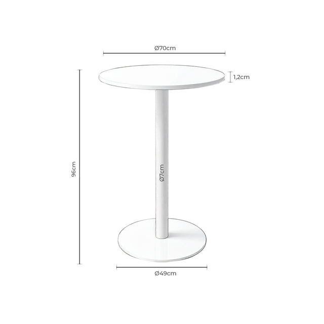 Mesa Alta Lya Metal | vista lateral | Somcasa Vlc | 00MS218769 | imagen 4