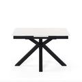 Mesa Lori 160 cm Extensible Creta/Negro de Somcasa Vlc