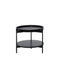 Mesa de centro Adrian Negro 50 × 50 cm de Somcasa Vlc