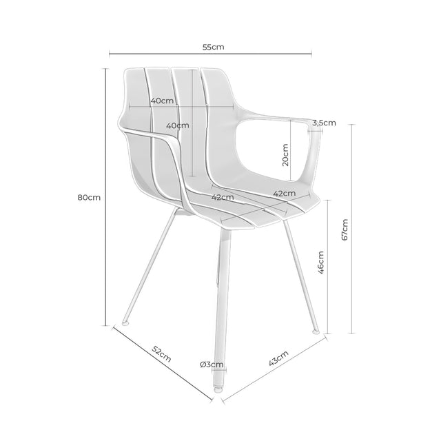 Silla Yamal Blanco | composición decorativa | Somcasa Vlc | 00SL119702 | imagen 8