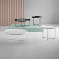 Mesa de centro Dave Blanco 60 × 60 cm de Somcasa Vlc