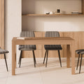 Mesa Molly Rect Roble | vista principal | Somcasa Vlc | 00MS222744