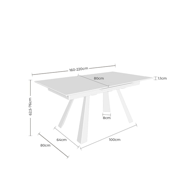 Mesa de Comedor Judy Ext Metal | detalle de materiales | Somcasa Vlc | 00MS217268 | imagen 7