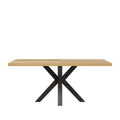 Mesa de Comedor Elaine Fija Roble y Metal | vista principal | Somcasa Vlc | 00MS215914