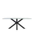 Mesa de Comedor Demi Metal y Vidrio | vista principal | Somcasa Vlc | 00MS209107