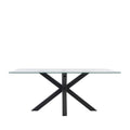 Mesa de Comedor Demi Metal y Vidrio | vista principal | Somcasa Vlc | 00MS209207