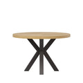Mesa Beverly Red Roble y Metal | vista principal | Somcasa Vlc | 00MS214914