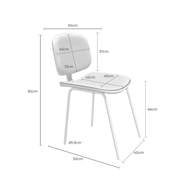 Silla Winona Gris claro | composición decorativa | Somcasa Vlc | 00SL118221 | imagen 8