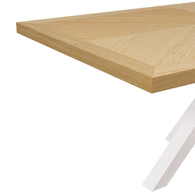 Mesa de Comedor Elaine Fija Roble y Metal | detalle de diseño | Somcasa Vlc | 00MS215824 | imagen 3