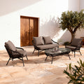Set Salonica Sofá, Sillones y Mesa de centro Gris de Somcasa Vlc