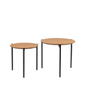 Mesa de centro Norton Roble/Negro 49.5 × 49.5 cm de Somcasa Vlc