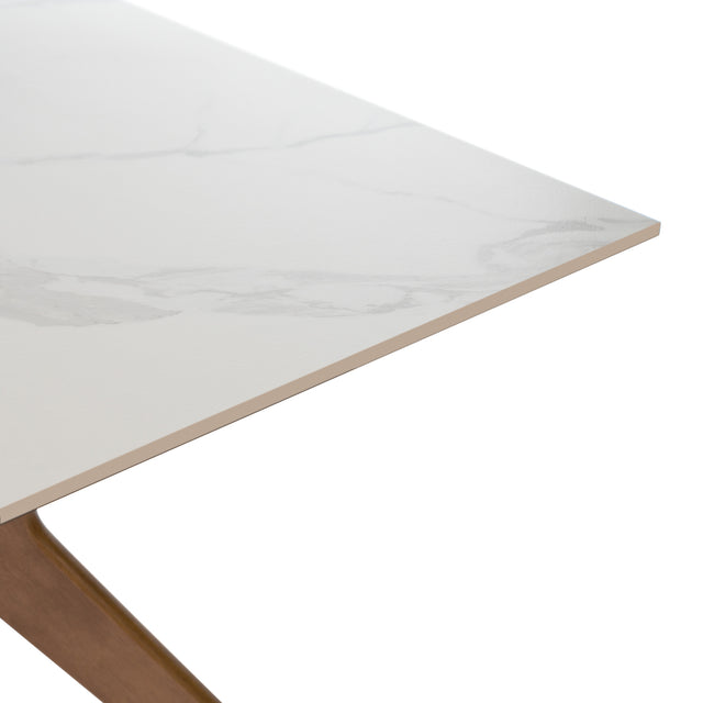 Mesa de Comedor Eloise Fija Madera | vista lateral | Somcasa Vlc | 00MS210167 | imagen 4