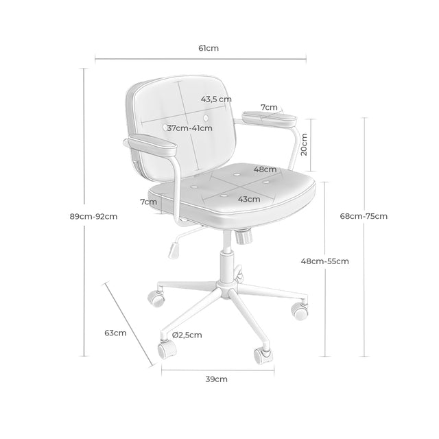 Silla Oficina Columbia Gris | imagen de ambiente | Somcasa Vlc | 00OF100222 | imagen 6