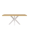 Mesa de Comedor Elaine Fija Roble y Metal | vista principal | Somcasa Vlc | 00MS215724