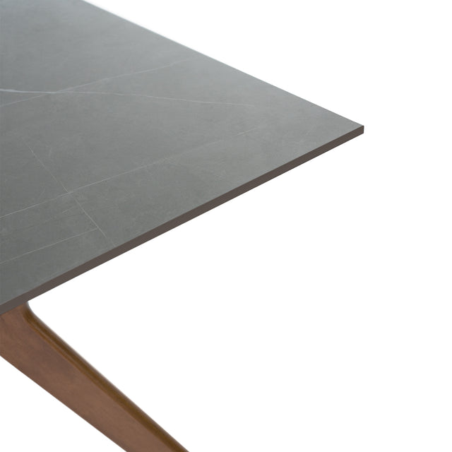 Mesa de Comedor Eloise Fija Madera | vista lateral | Somcasa Vlc | 00MS210169 | imagen 4