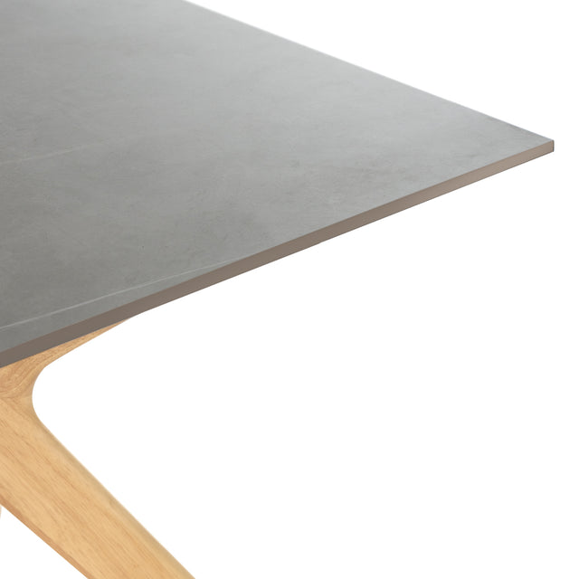 Mesa de Comedor Eloise Fija Roble | vista lateral | Somcasa Vlc | 00MS209869 | imagen 4