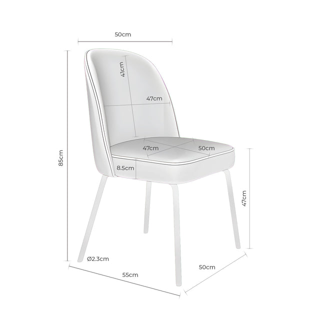 Silla Maxime Gris | detalle de materiales | Somcasa Vlc | 00SL120922 | imagen 7