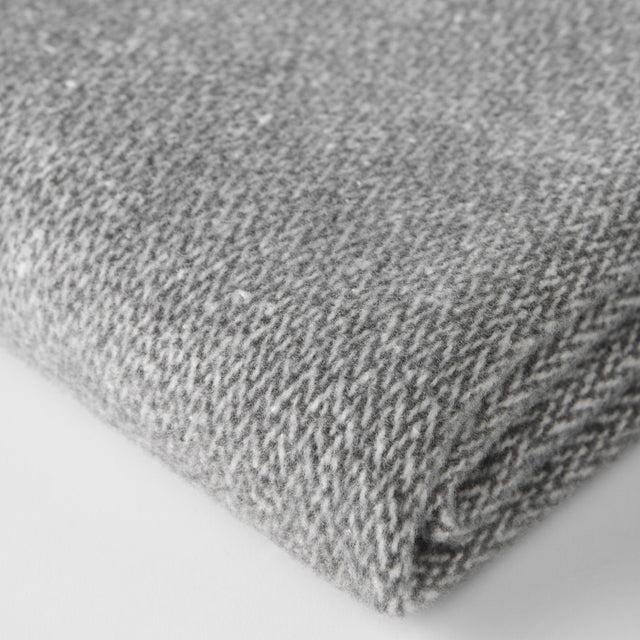 Manta Espiga Gris Oscuro