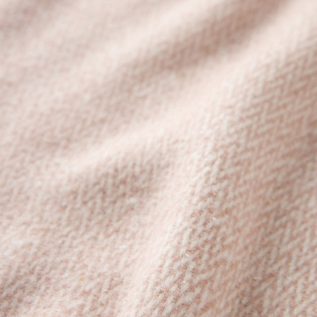 Manta Espiga Rosa Polvo