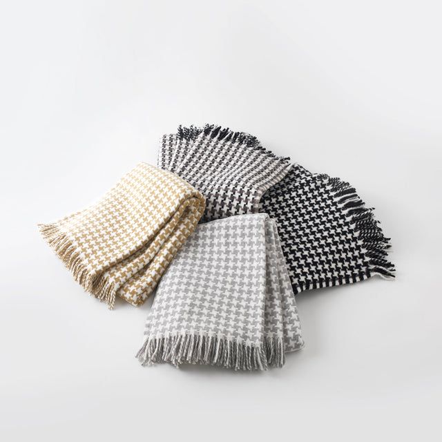 Manta Pearls Gris Claro