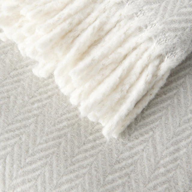 Manta Skyline Clásico Gris Claro