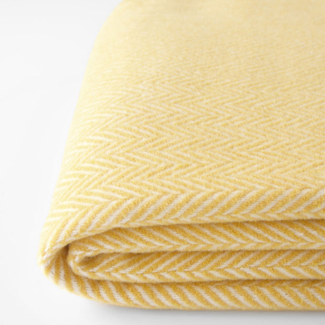 Manta Skyline Clásico Mostaza