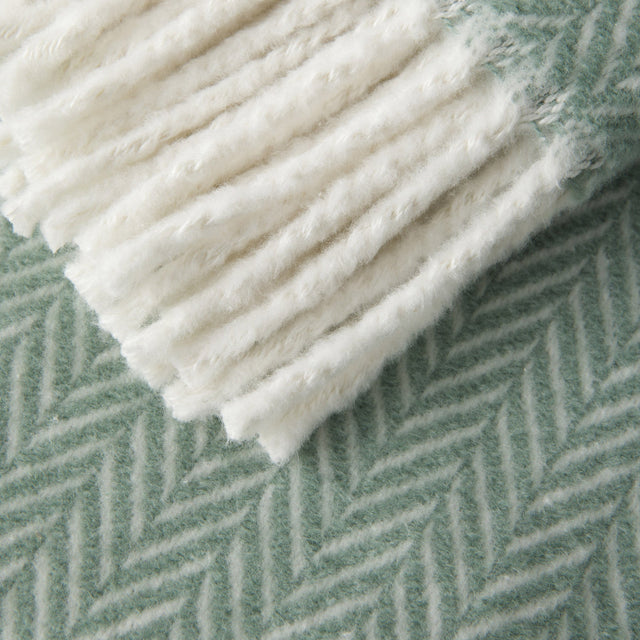 Manta Skyline Clásico Verde Savia