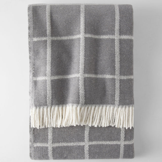 Manta Square Gris Medio