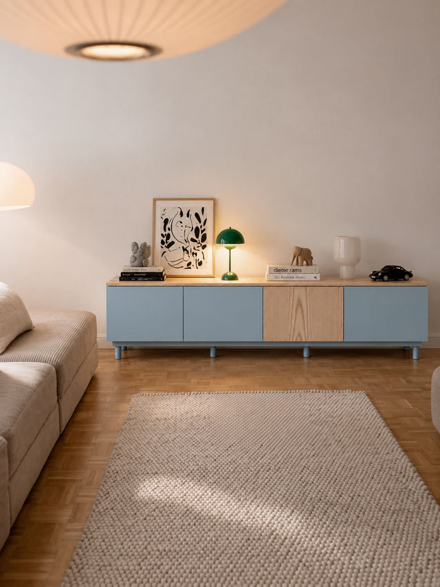 Mueble TV Nolla 200cm Natural Nordico