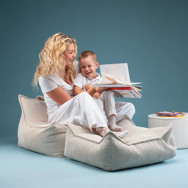 Otomana de malvavisco cuadrado