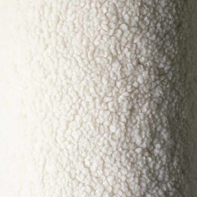 Pouffe blanco crema