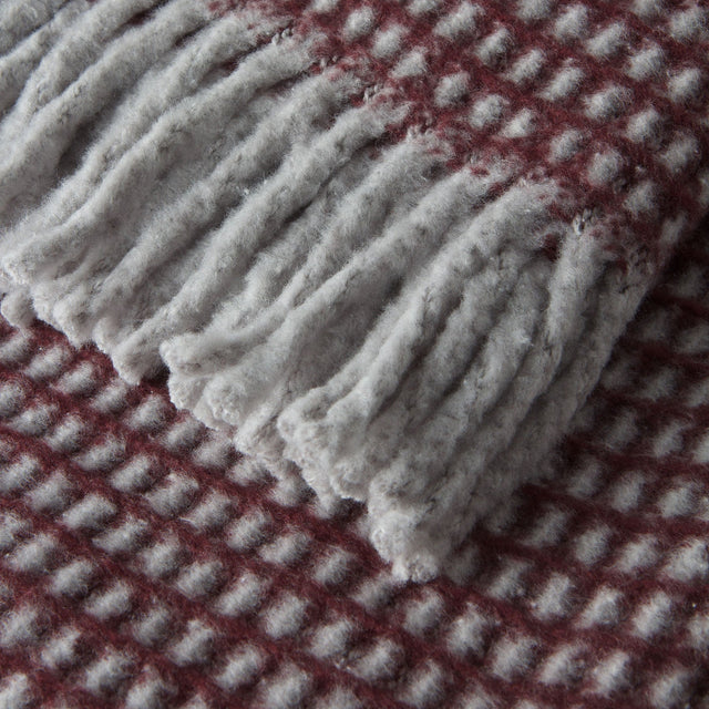 Manta Uniwaffle Púrpura