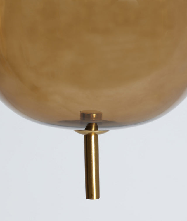 Vista detalle base Lámpara de Techo Thais vidrio dorado Kodu Homedesign Vical Slowdeco