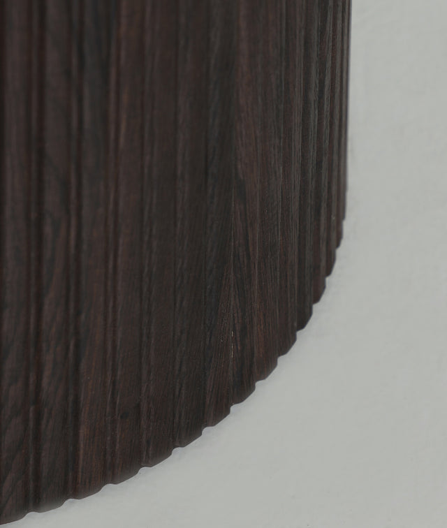 Vista detalle pata Mesa de Comedor Ovalada Verona 180 cm marrón Kodu Homedesign Slowdeco