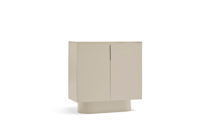 Vista lateral Mueble Auxiliar Totem 110 cm Arena Teulat Slowdeco