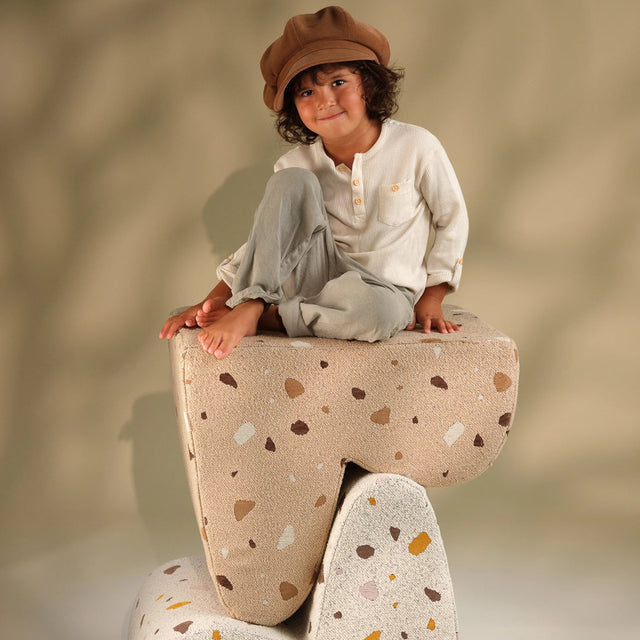 Silla de nube de arena de terrazo