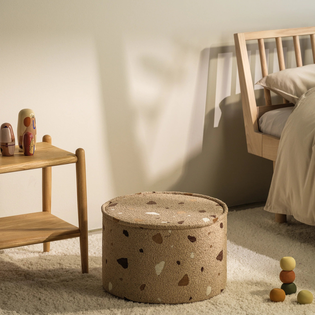 Terrazzo Sand Pouffe