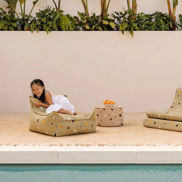 Terrazzo Sand Pouffe