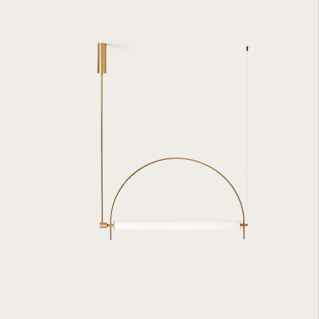 Lámpara Colgante Arc Oro Mate