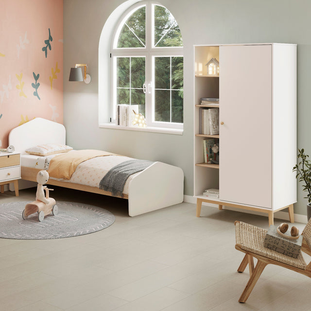 Armario Infantil Esteban 90 Blanco & Pino