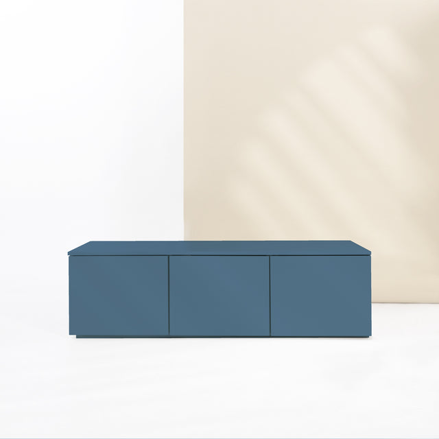 Mueble tv de 150cm Nolla Azul - RAL5014 Slowdeco