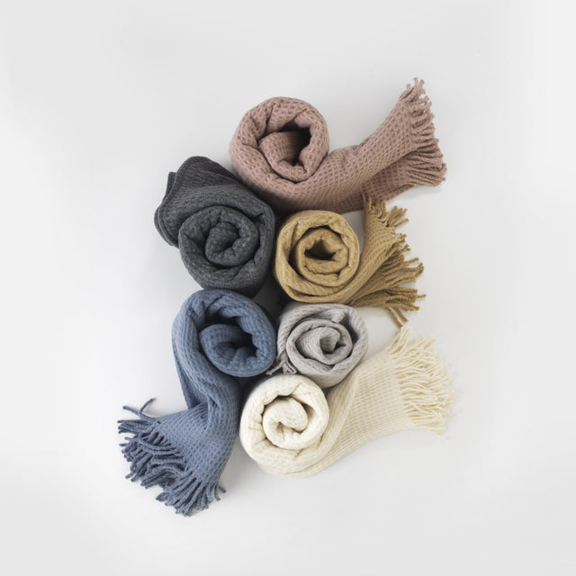 Manta Basics Waffle Rojo