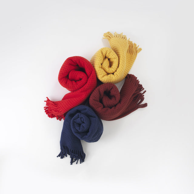 Manta Basics Waffle Rojo