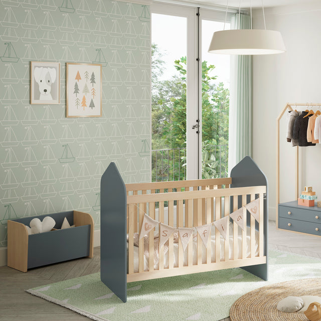 Baúl Infantil Esteban 70 Verde Kaki & Pino