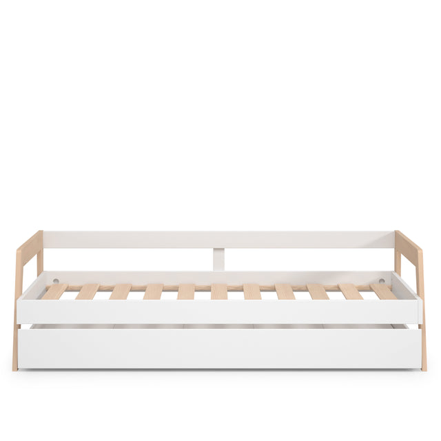 Cama Infantil Doble Carrie 211 Blanca & Pino
