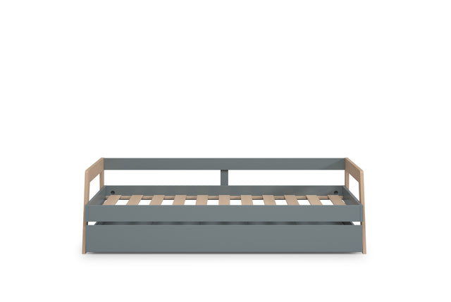 Cama Infantil Doble Carrie 211 Verde Kaki & Pino