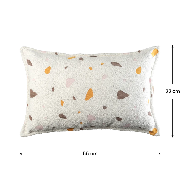 Bolster de mármol de terrazo