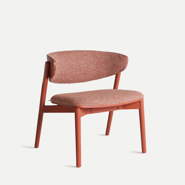 Butaca Tapizada Vreden Coral Jaspeado